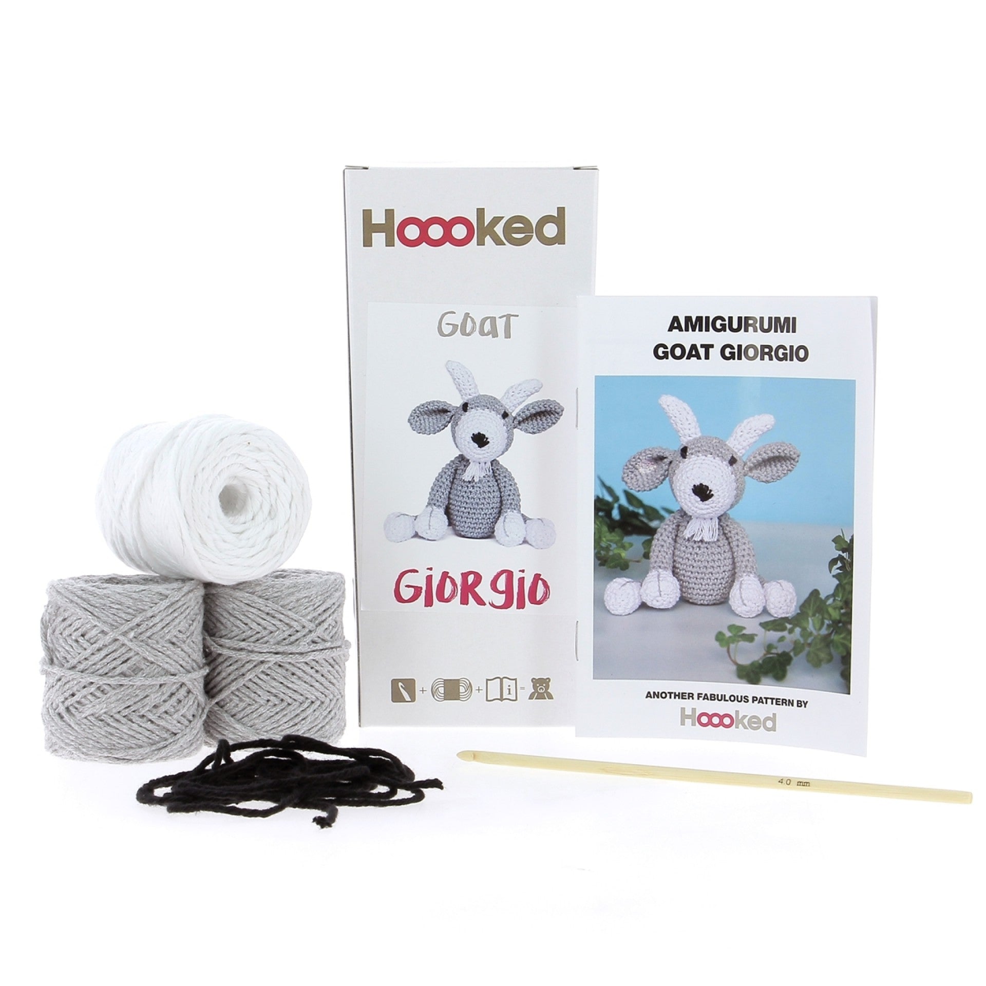Goat Giorgio Hoooked Crochet Kit with Eco Barbante Yarn