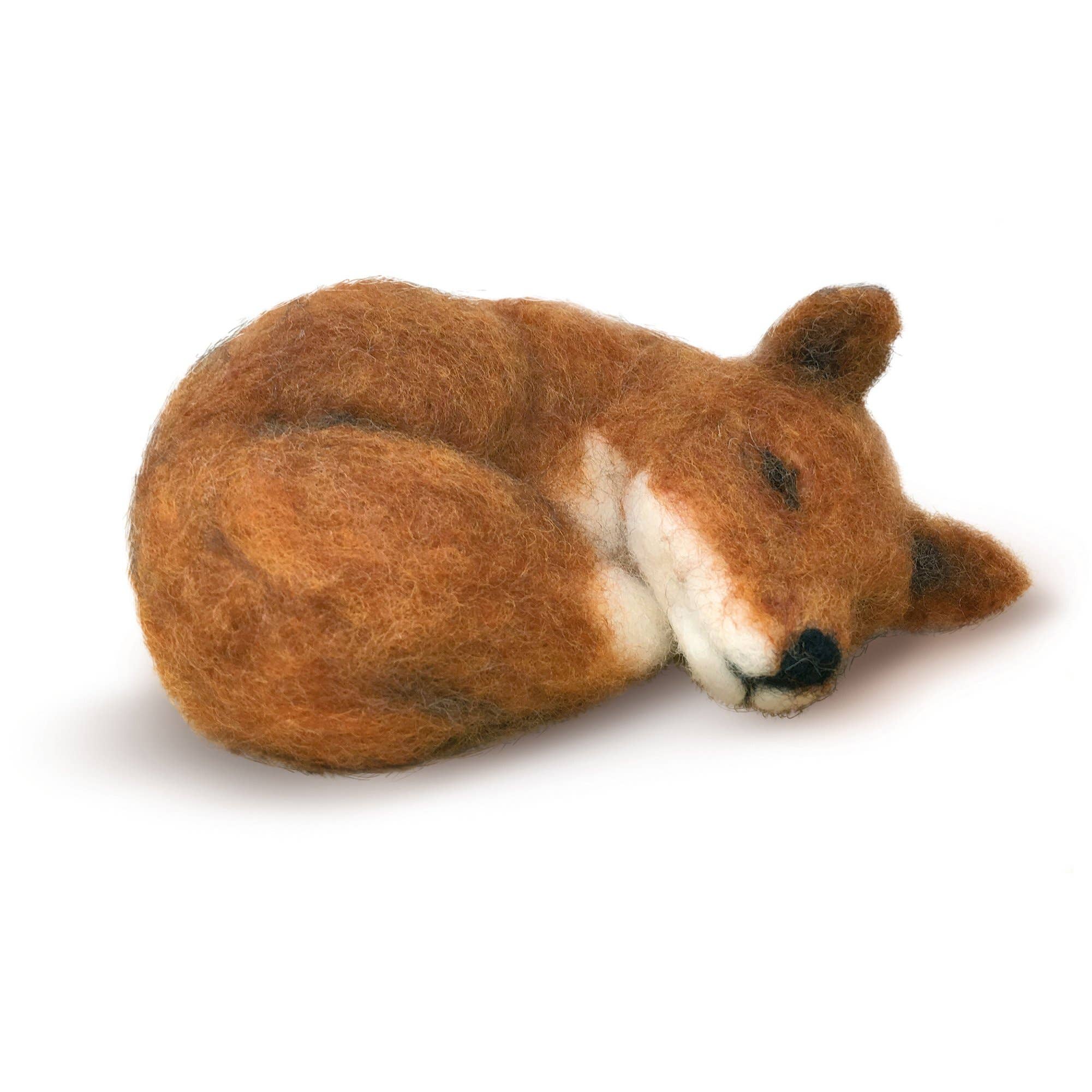 The Crafty Kit Company - Sleepy Fox Needle Felting Kit