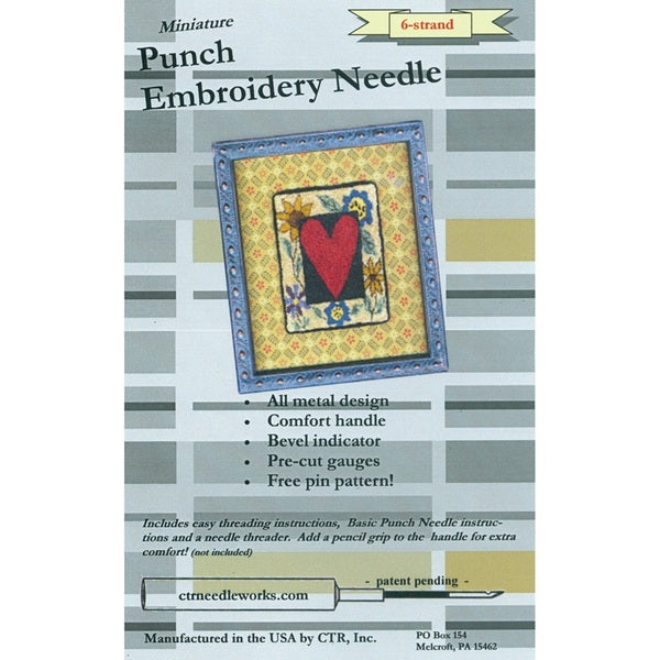 Miniature Punch Embroidery Needle 6-Strand