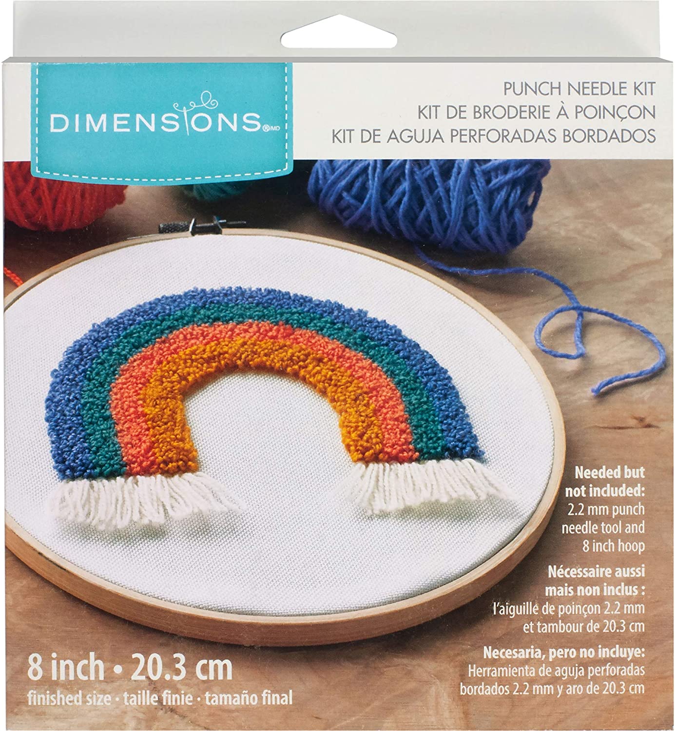 Dimensions Rainbow Punch Needle Kit – EcoFriendlyCrafts