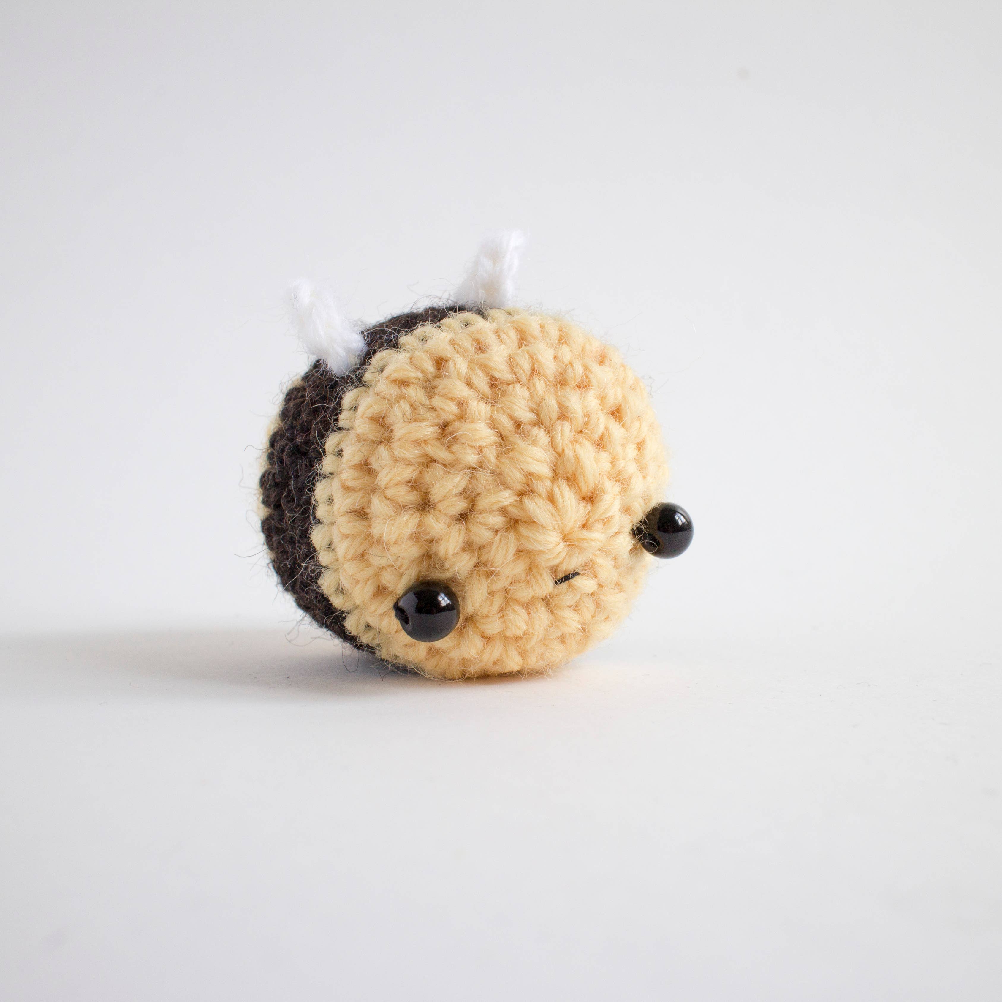 Mohu - Crochet Bee Amigurumi Toy, Ornament or Keychain