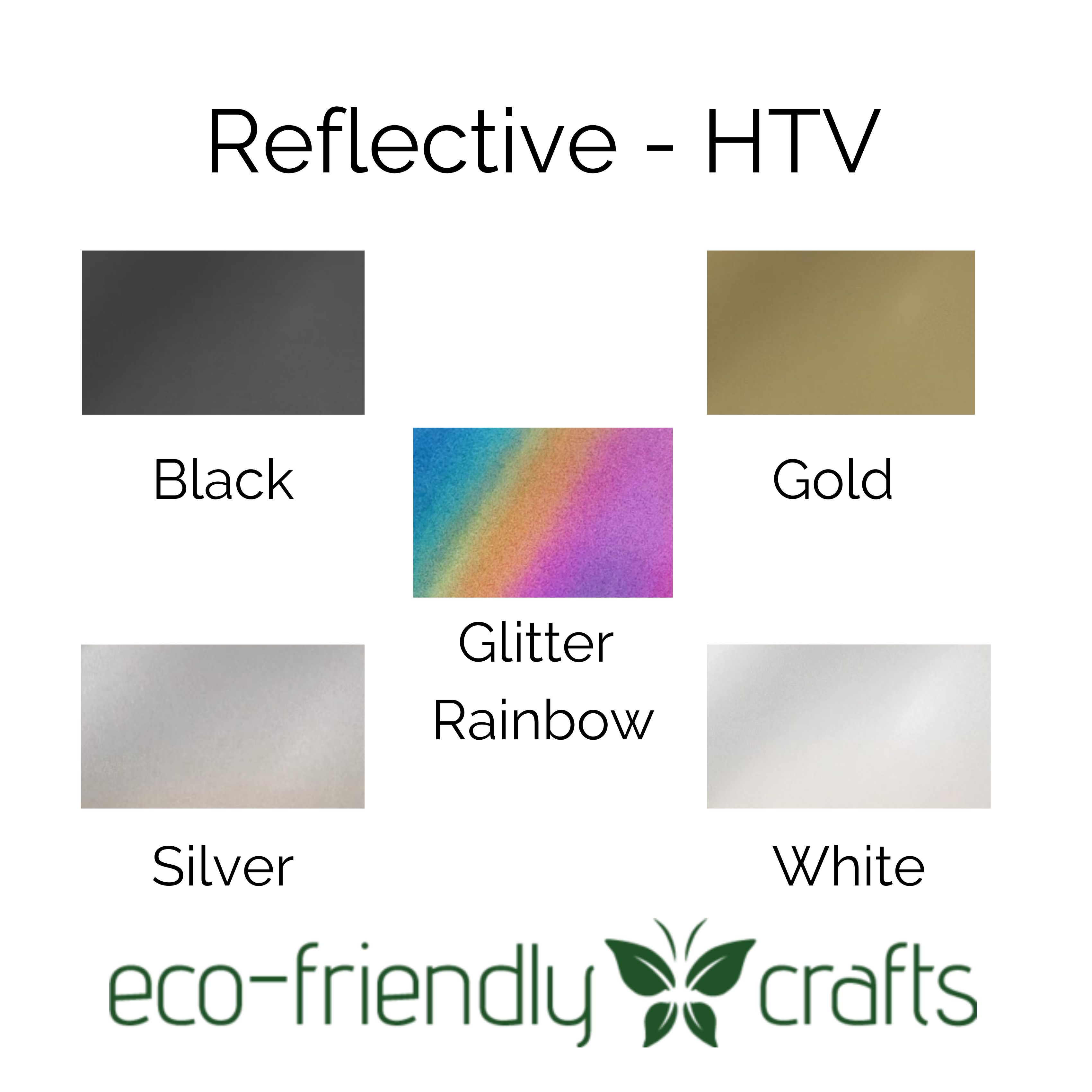 Reflective Heat Transfer Vinyl High Visibility HTV – EcoFriendlyCrafts