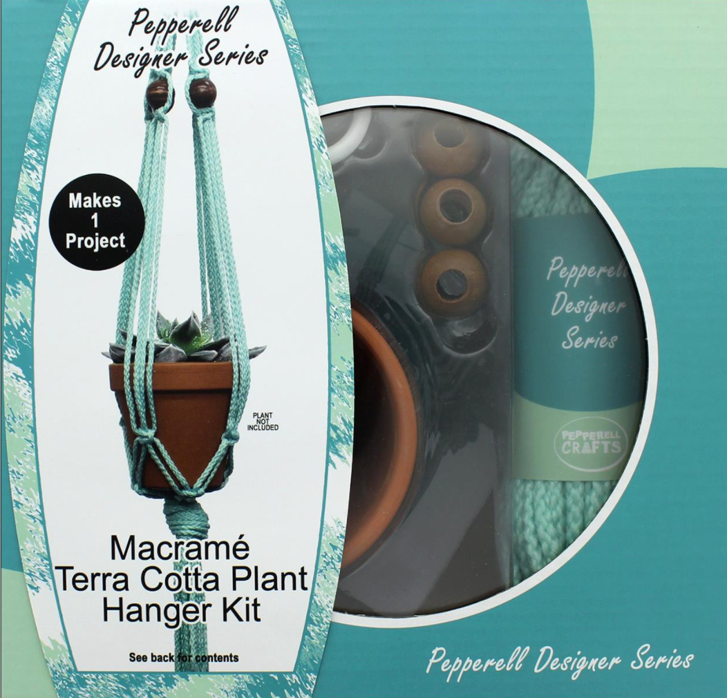 Macrame Kit - Designer Plant Hanger with Terra Cotta Pot – EcoFriendlyCrafts