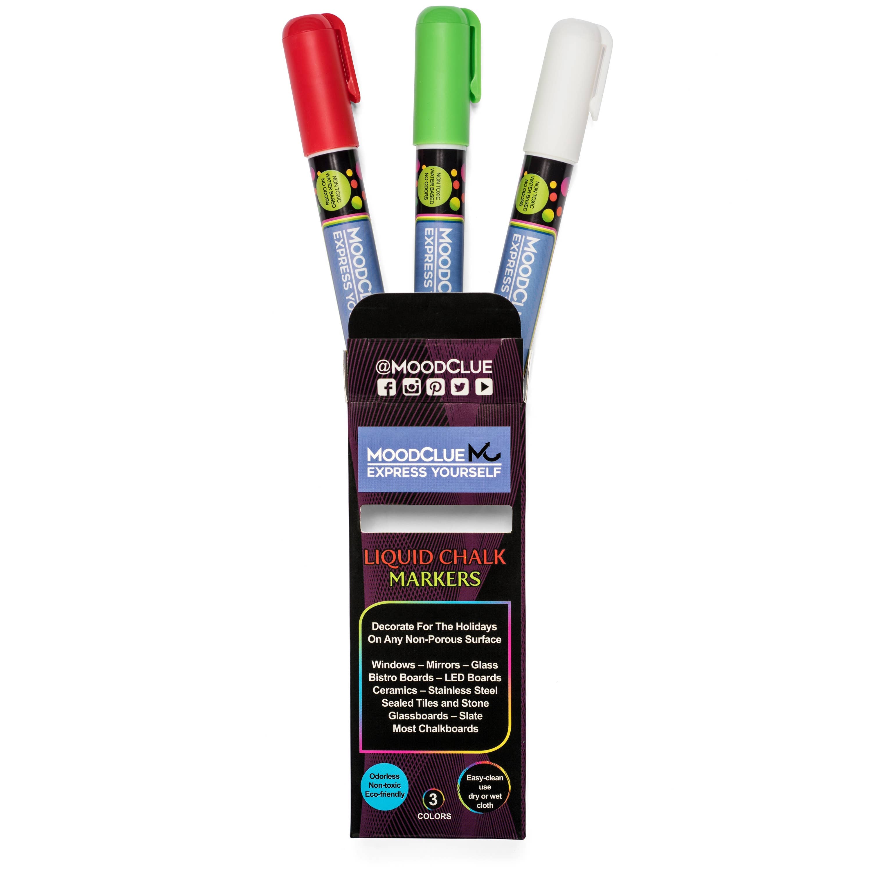 Neon Liquid Chalk Markers - Set of 6