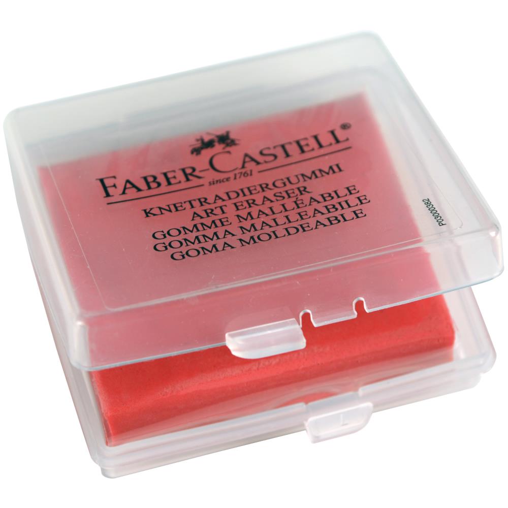 Faber-Castell Kneaded Eraser with Case Red