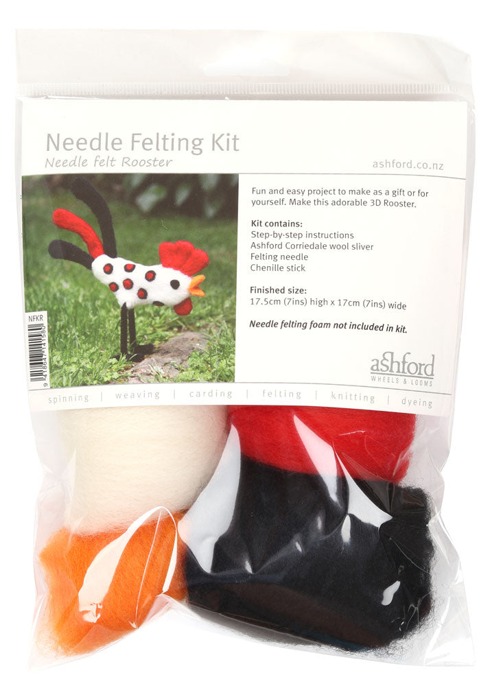 Ashford Needle Felting Kit - Rooster