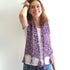 Smoothie Scarf : learn to knit kit with video course: Chocolate