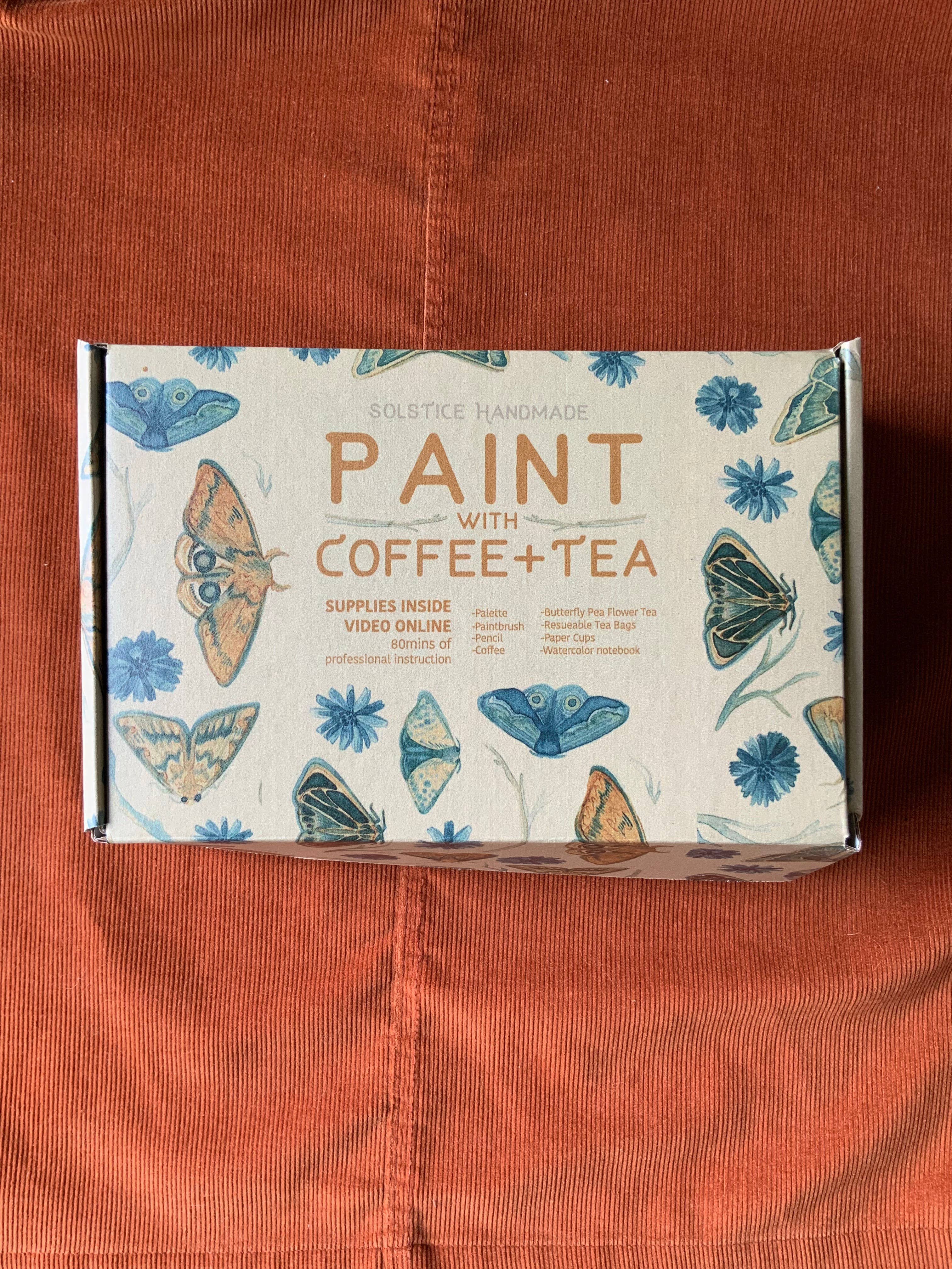 Virtual Class and Kit- Paint with Coffee + Tea