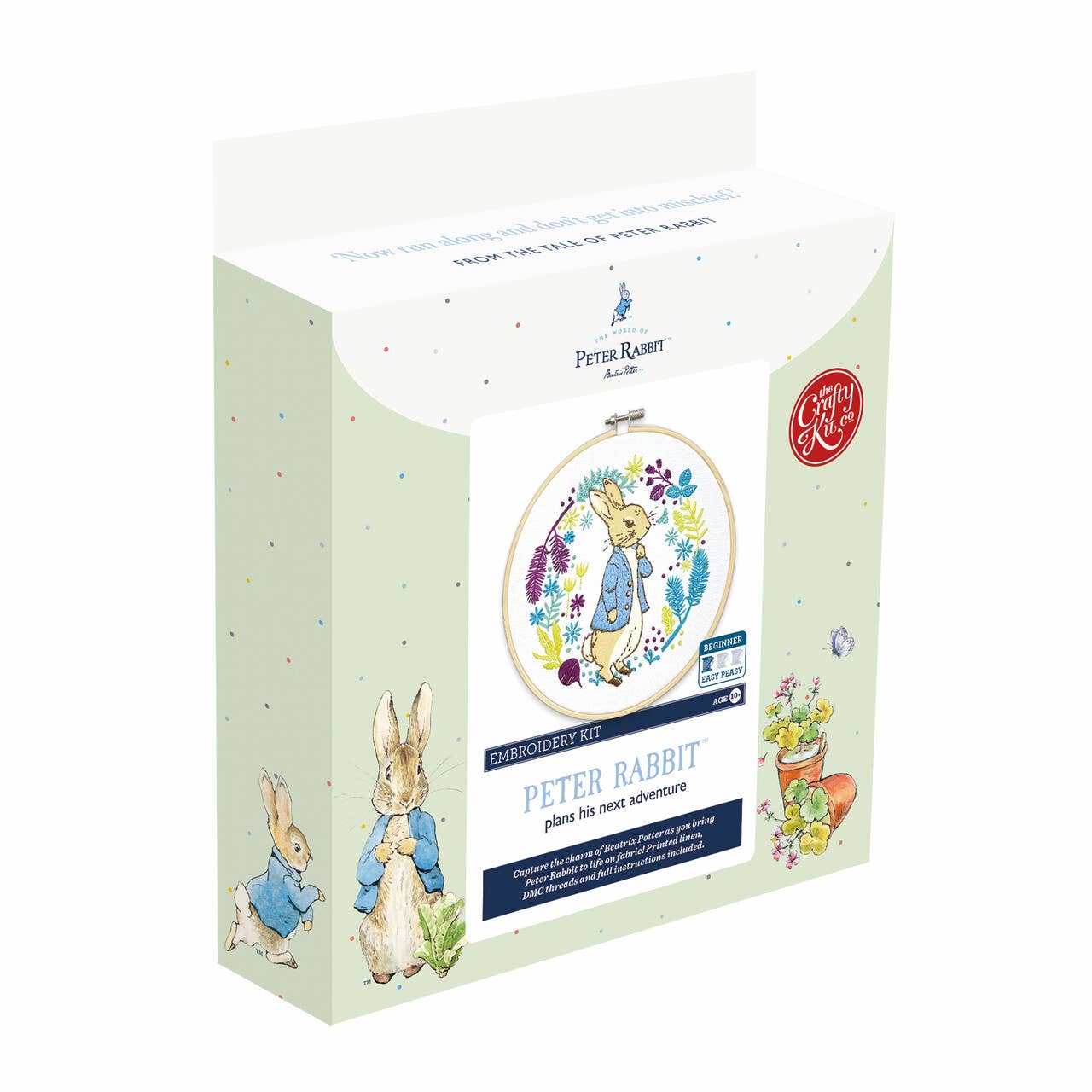 The Crafty Kit Company - Beatrix Potter - Peter Rabbit Plans His Next Adventure