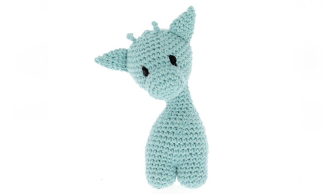 Giraffe Ziggy Hoooked Crochet Kit with Eco Barbante Yarn