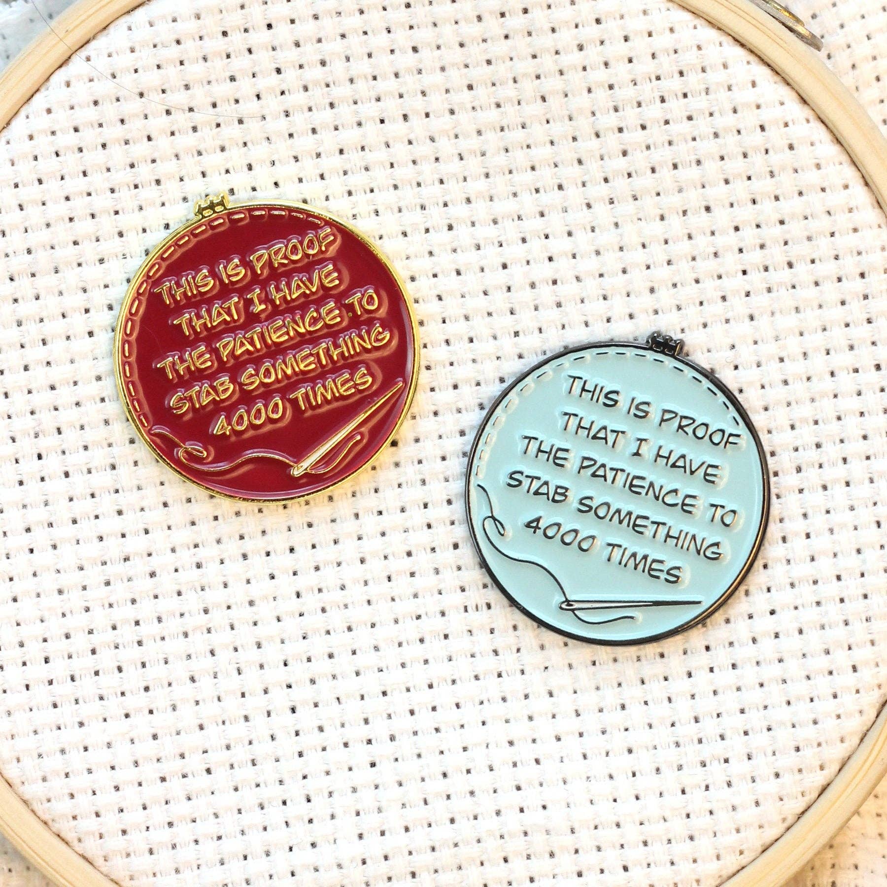 Snarky Crafter Designs - Proof I've Patience To Stab Something 4000x Needle Minder