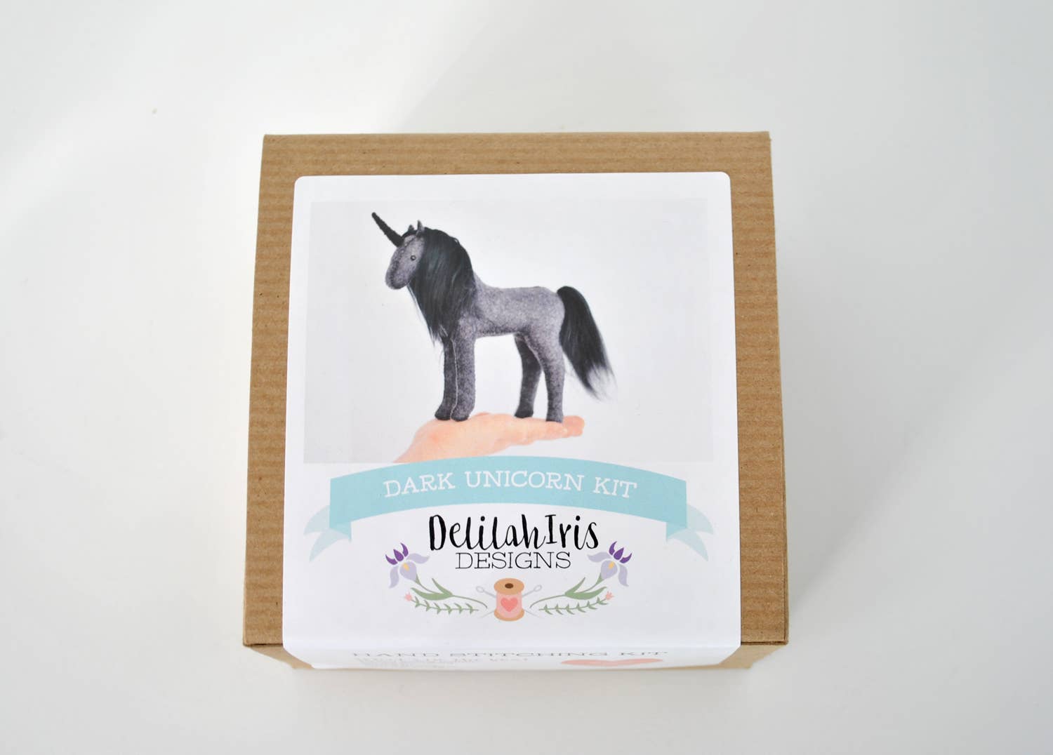 DelilahIris Designs - DIY Craft Kit - Dark Unicorn Sewing Kit