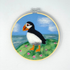 The Crafty Kit Company - Puffin in a Hoop Needle Felt Kit