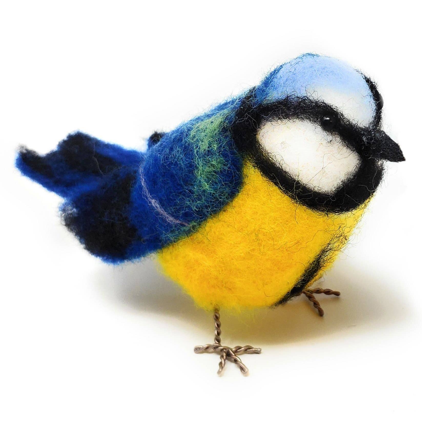 The Crafty Kit Company - British Birds Blue Tit Needle Felting Kit