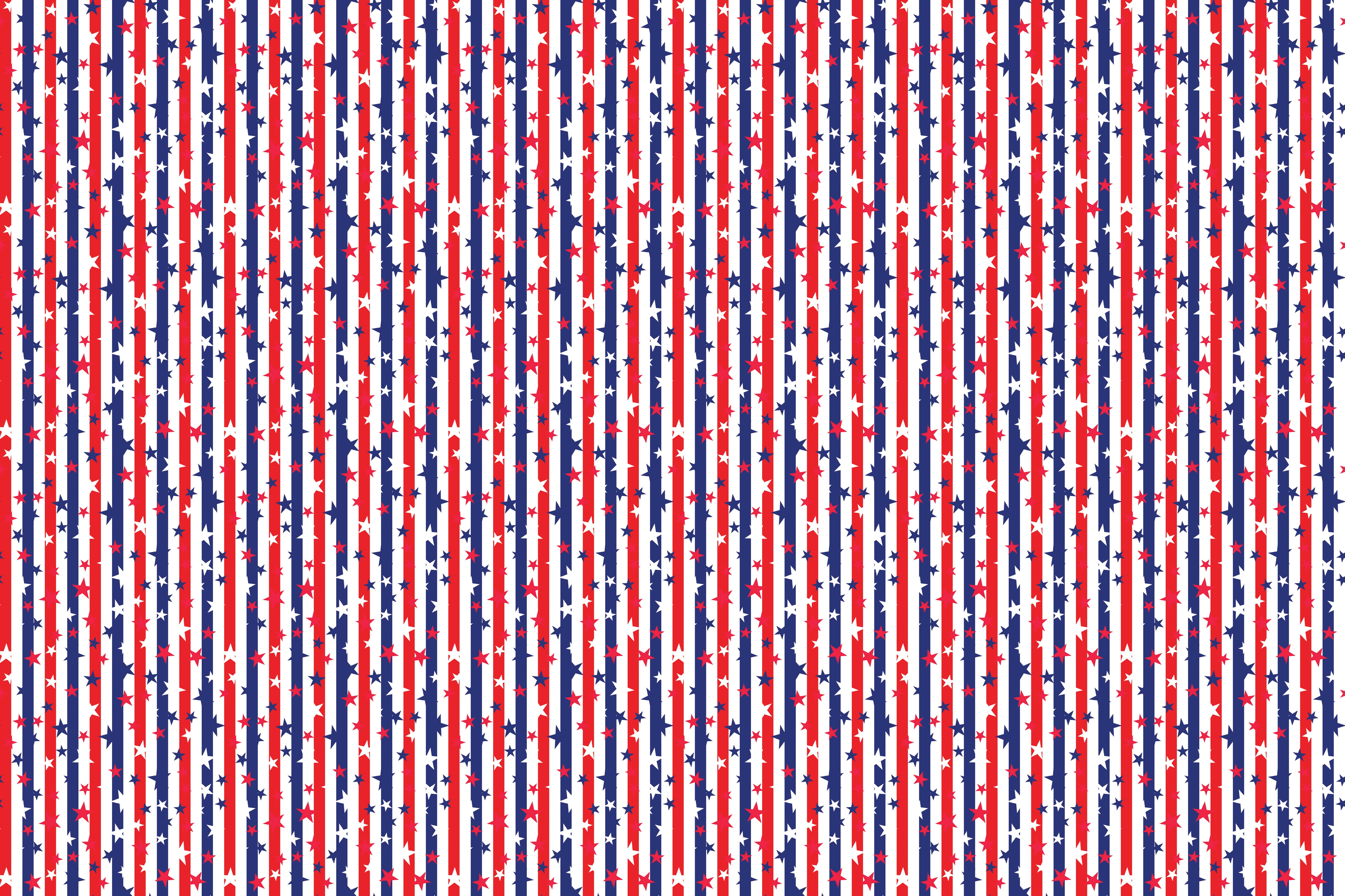 Patriotic Stars and Stripes Heat Transfer Vinyl and Carrier Sheet