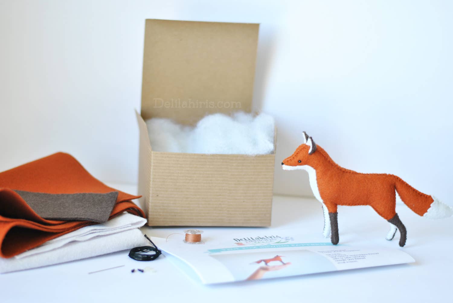 Delilah Iris Designs - Felt Fox Craft Kit