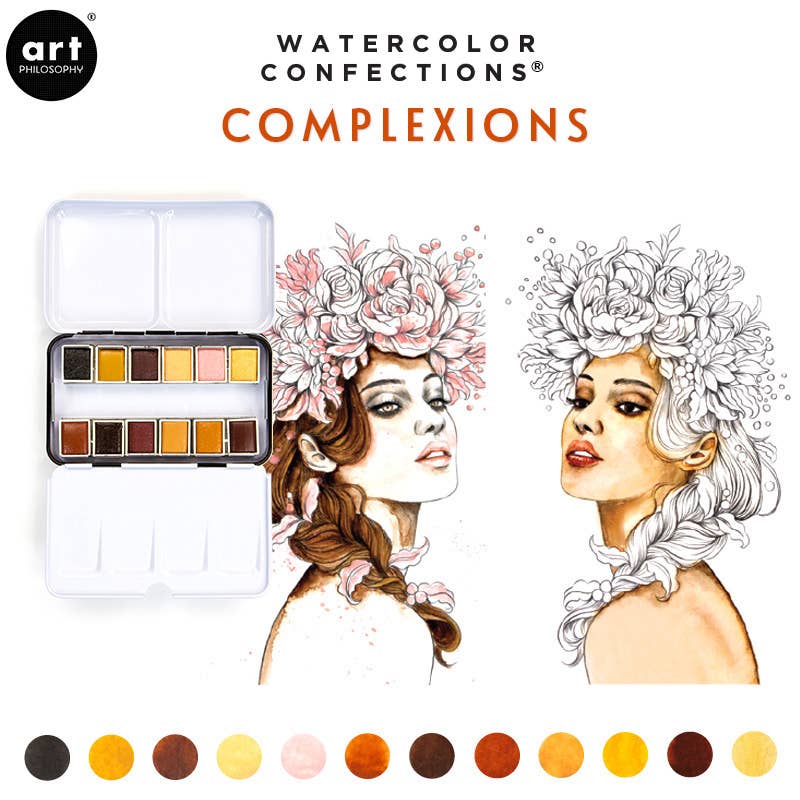 Art Philosophy - Complexion Watercolor Confections