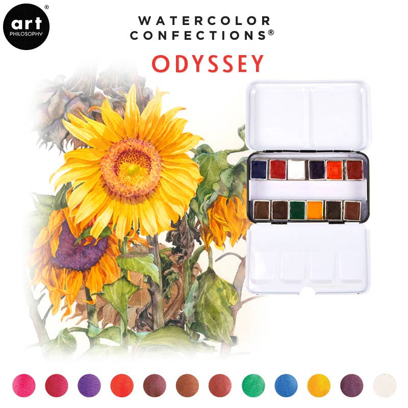 Art Philosophy - Watercolor Confections Odyssey