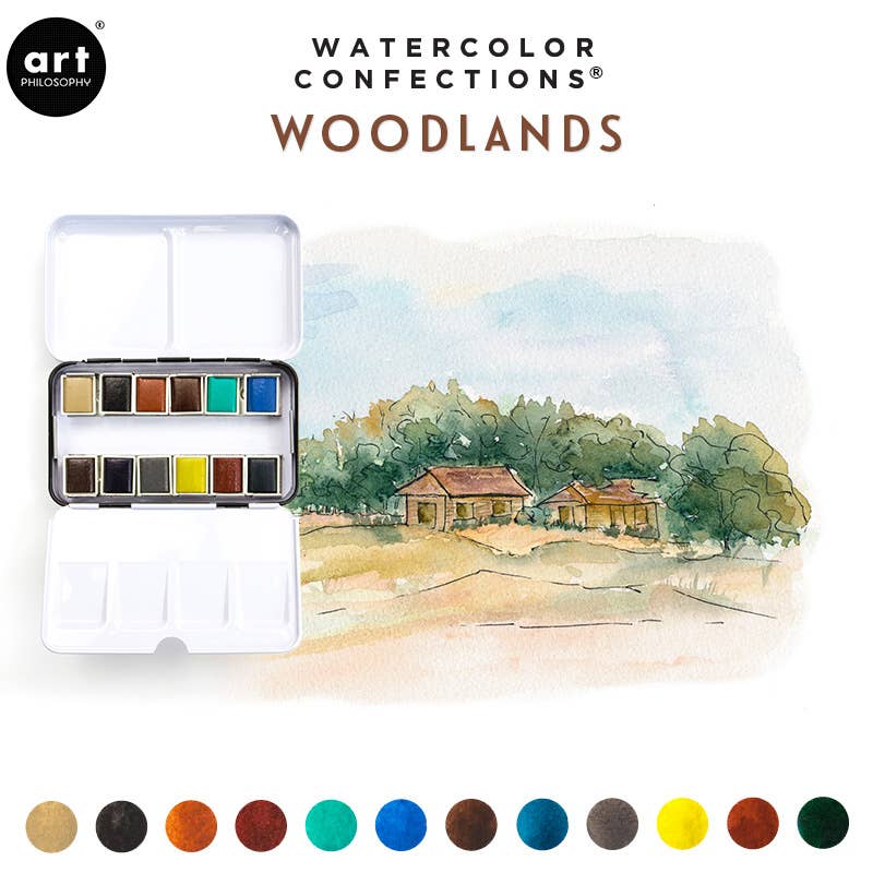 Art Philosophy - Woodlands Watercolor Confections