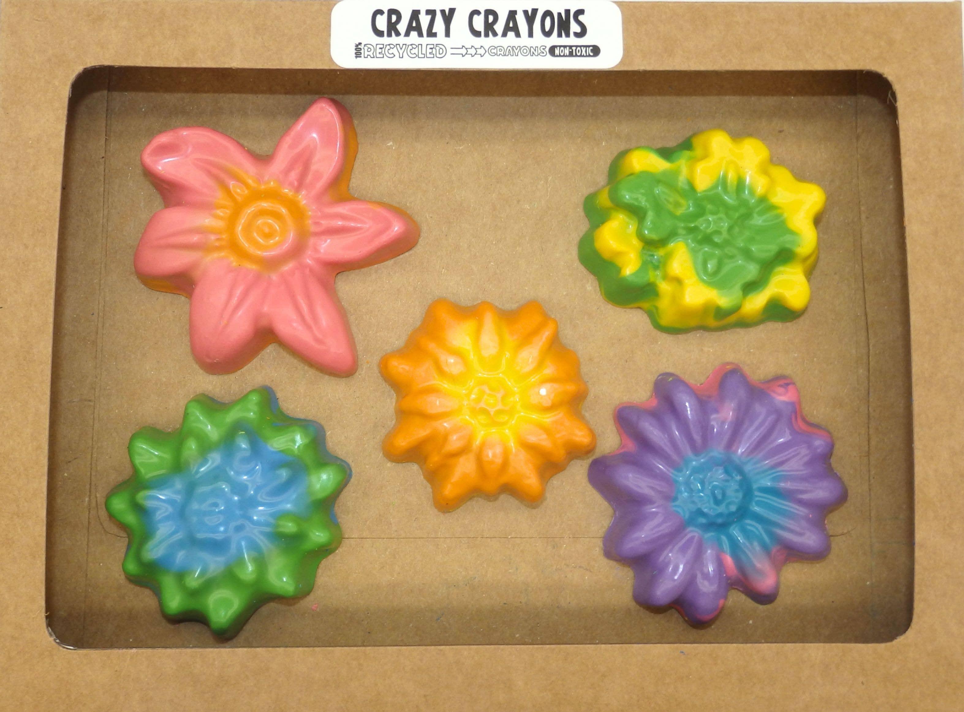 Crazy Crayons - Flower Crayon Set