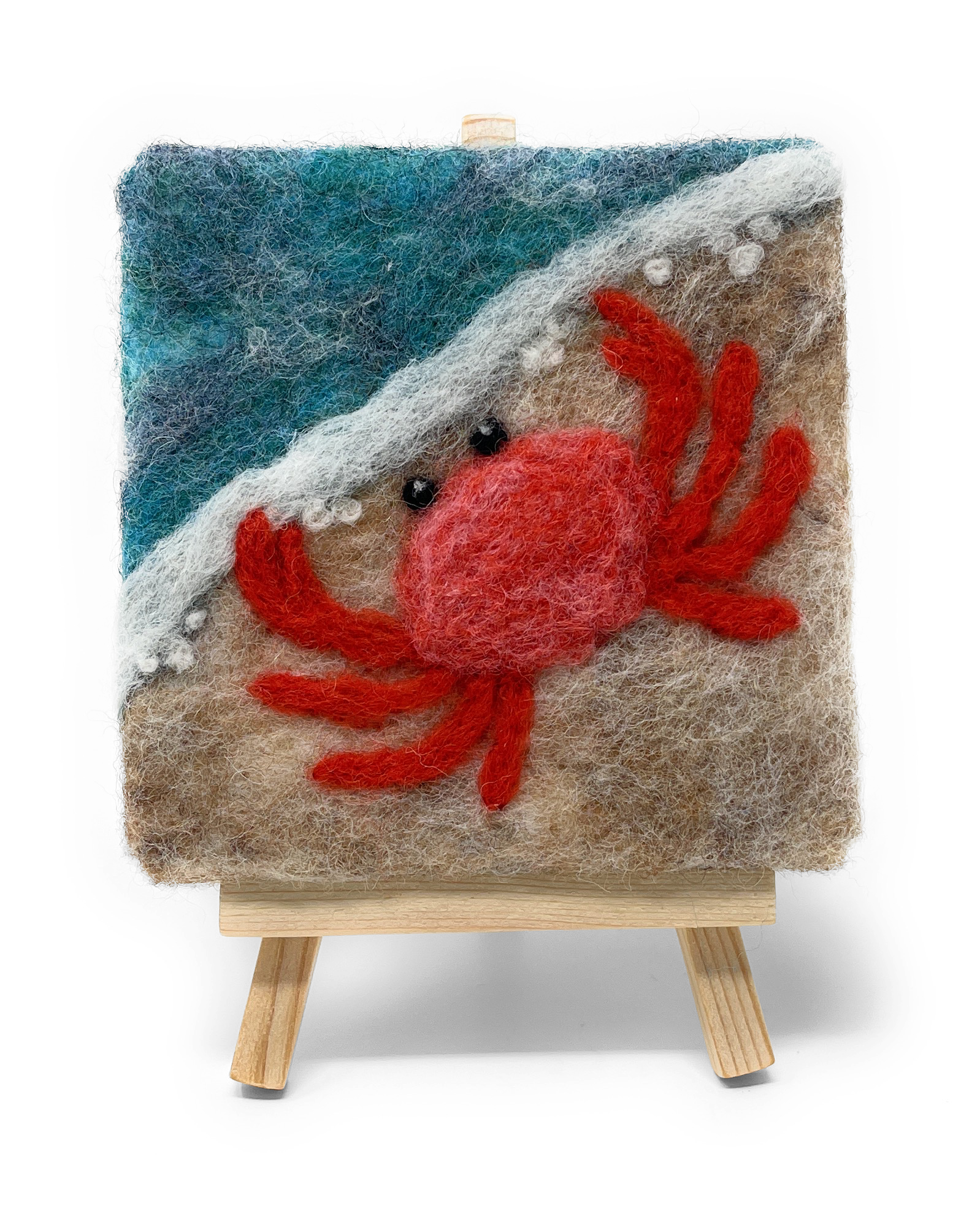 The Crafty Kit Company - Under the Sea Crab Needle Felting Kit