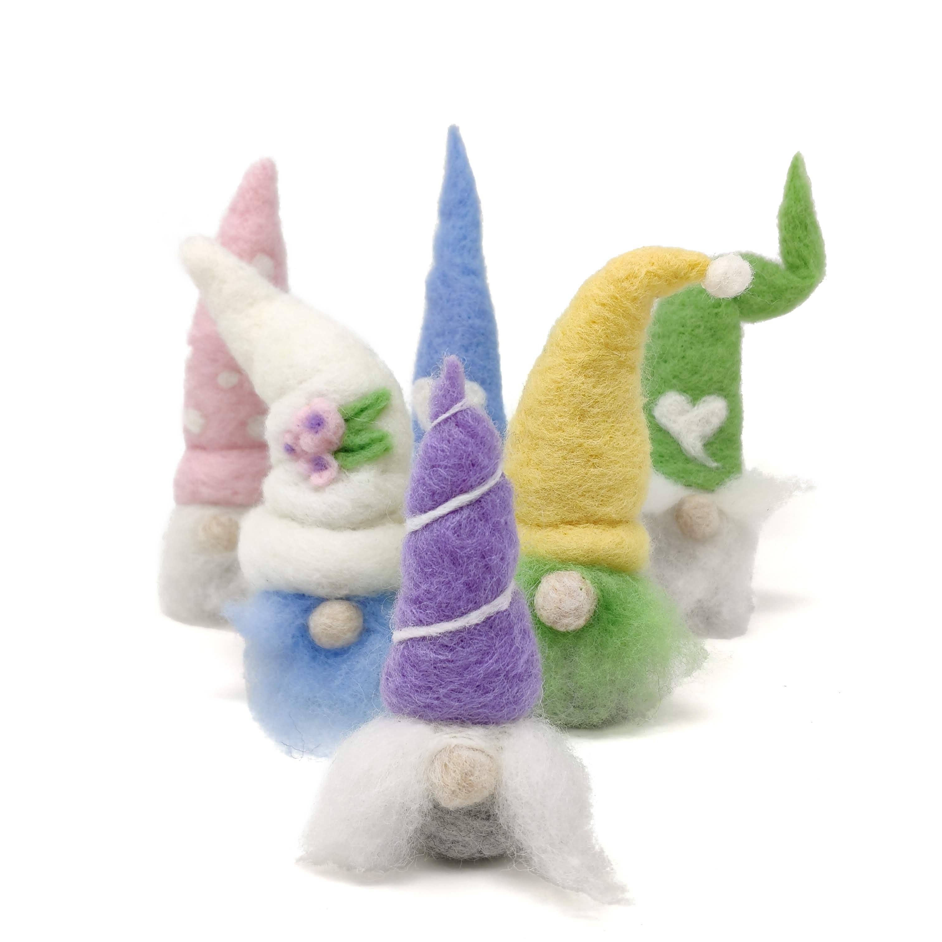The Crafty Kit Company - Spring Gnomes Needle Felting Kit
