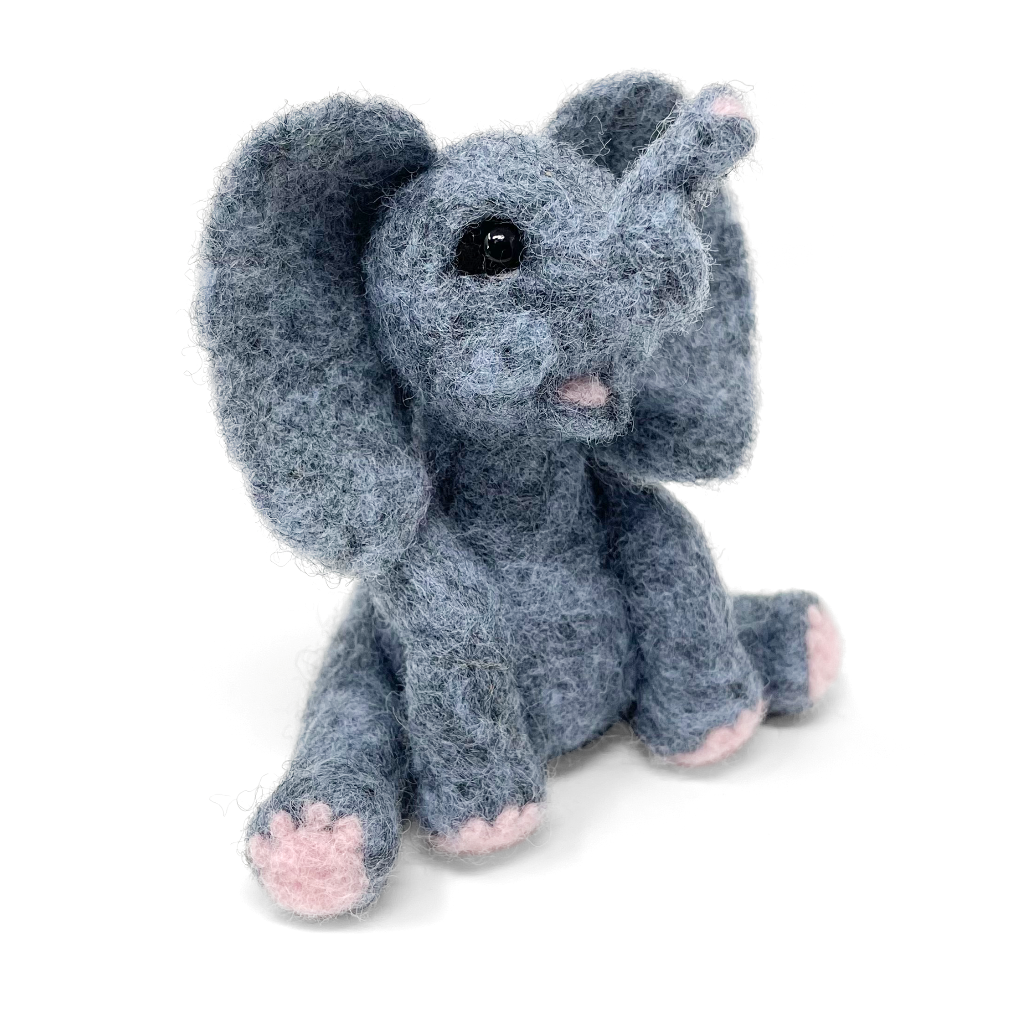 The Crafty Kit Company - Baby Elephant Needle Felting Kit