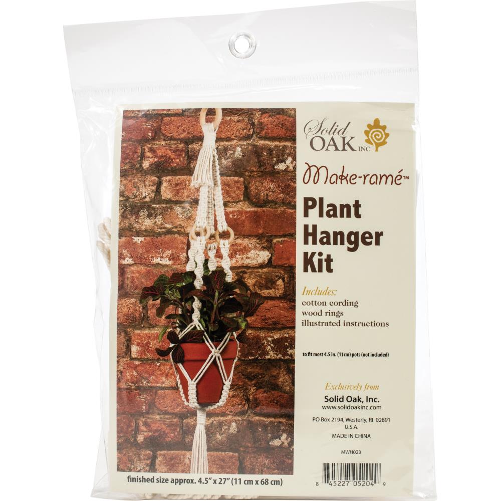 Solid Oak Make-ramé™ Plant Hanger Kit - Rings