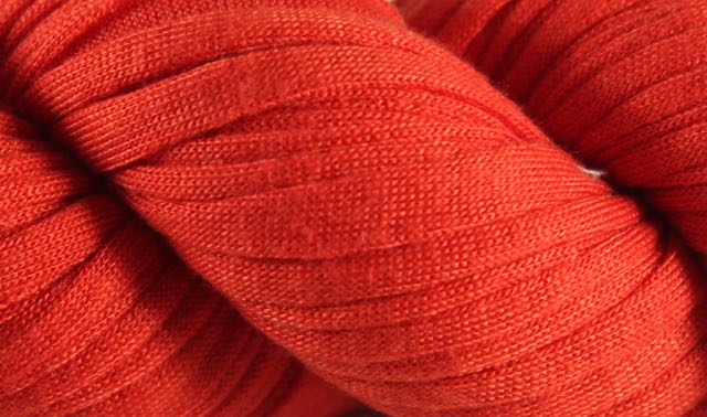 Recycled T-Shirt Yarn- Red