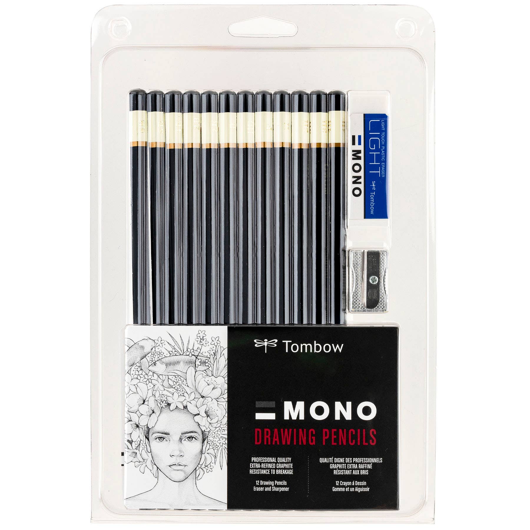 Tombow - MONO Drawing Pencil Set - 12-Pack