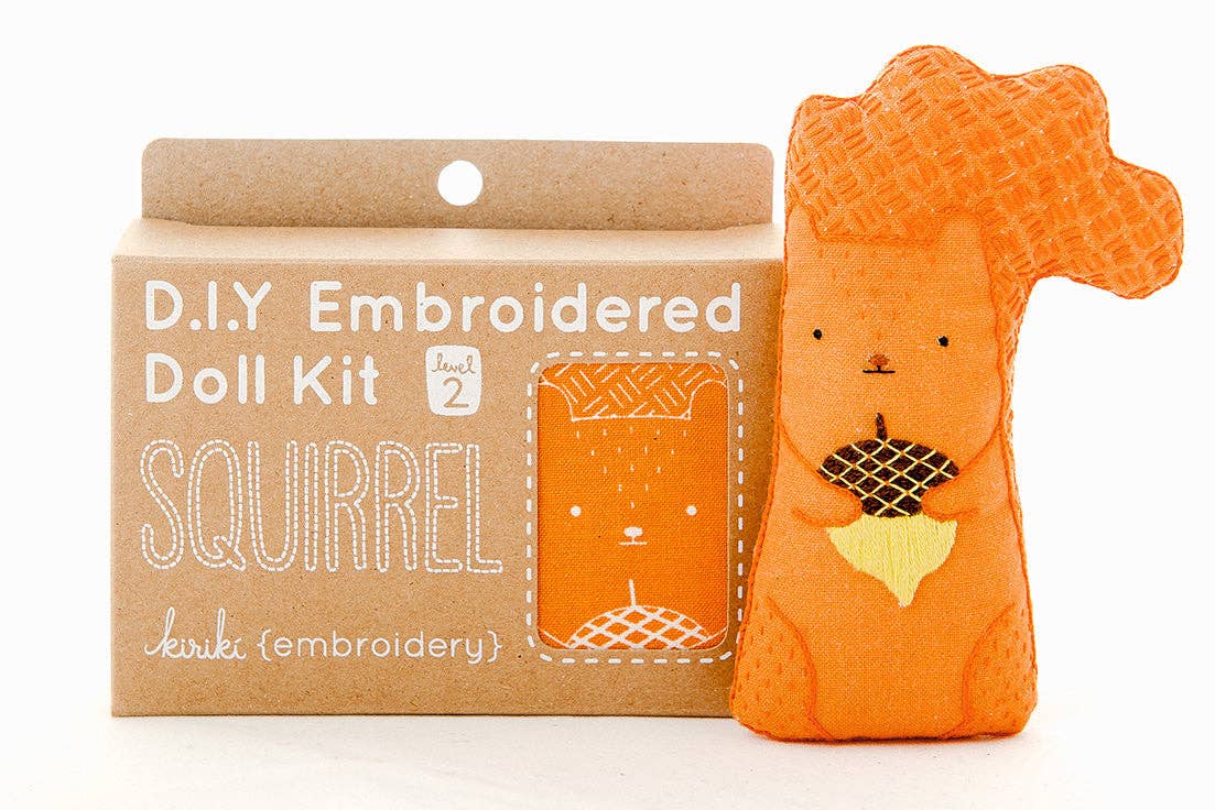 Kiriki Press - Squirrel - Embroidery Kit