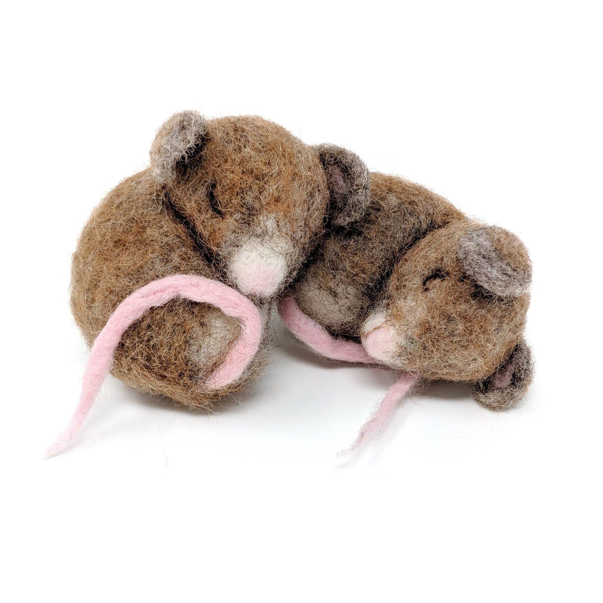 The Crafty Kit Company - Sleepy Mice Needle Felting Kit