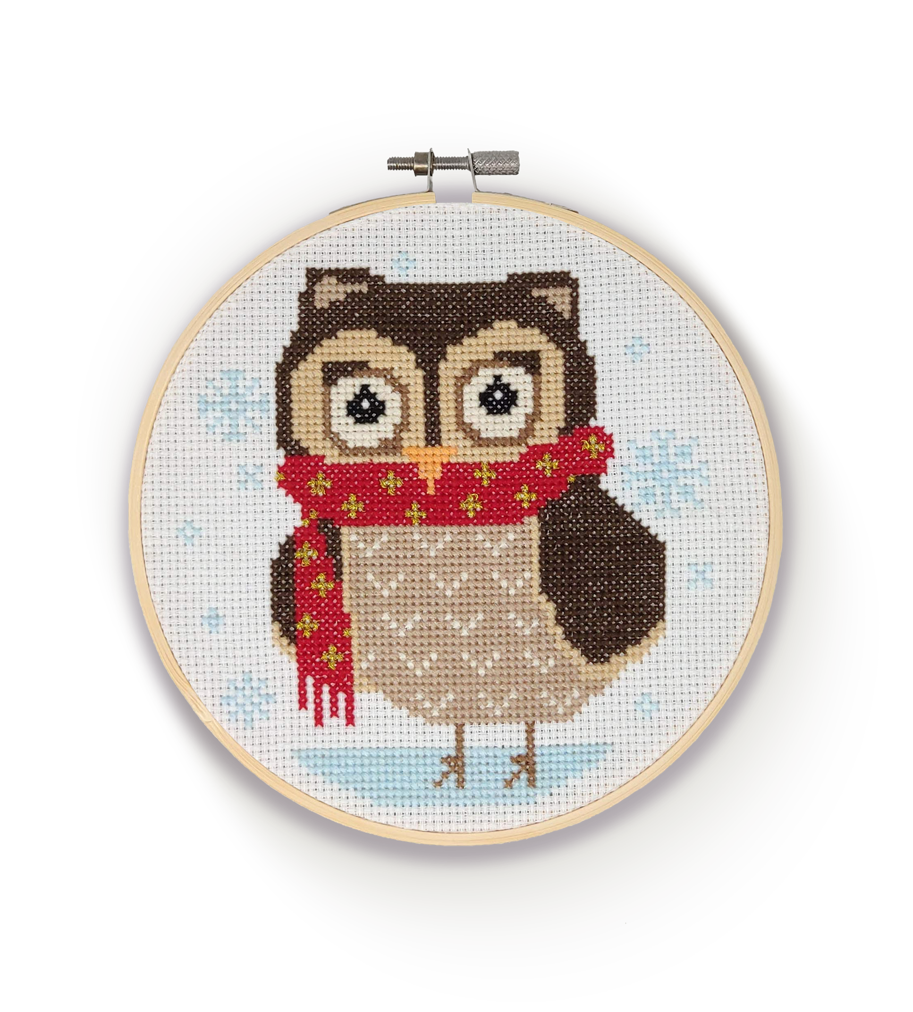 The Crafty Kit Company - Winter Owl Cross Stitch Kit