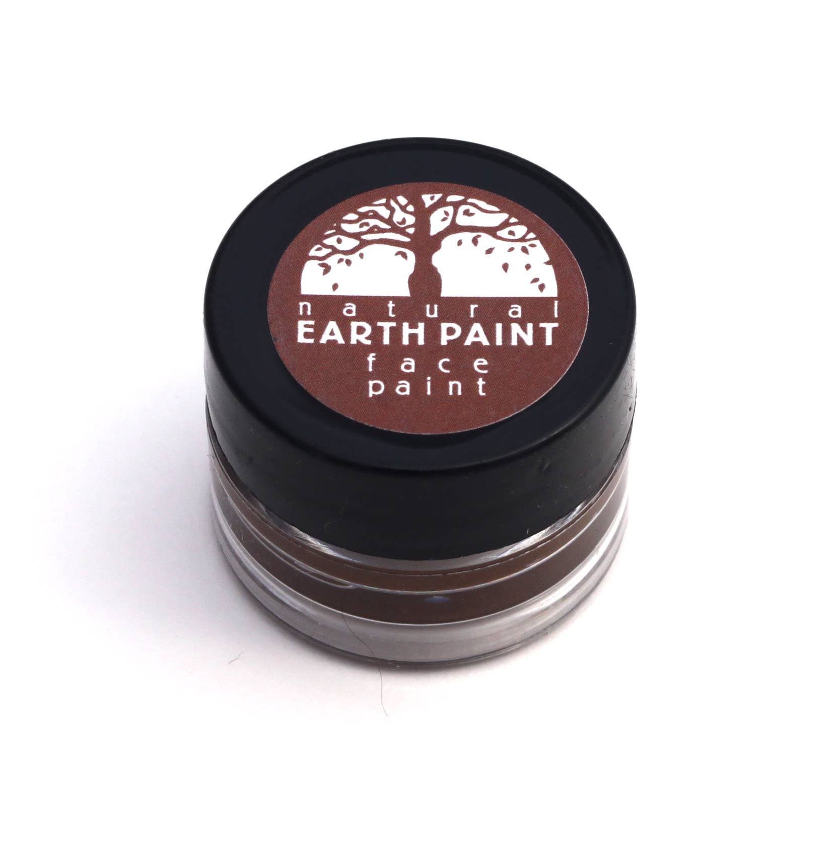 Natural Earth Paint - Natural Face Paint - Individual Jars Brown
