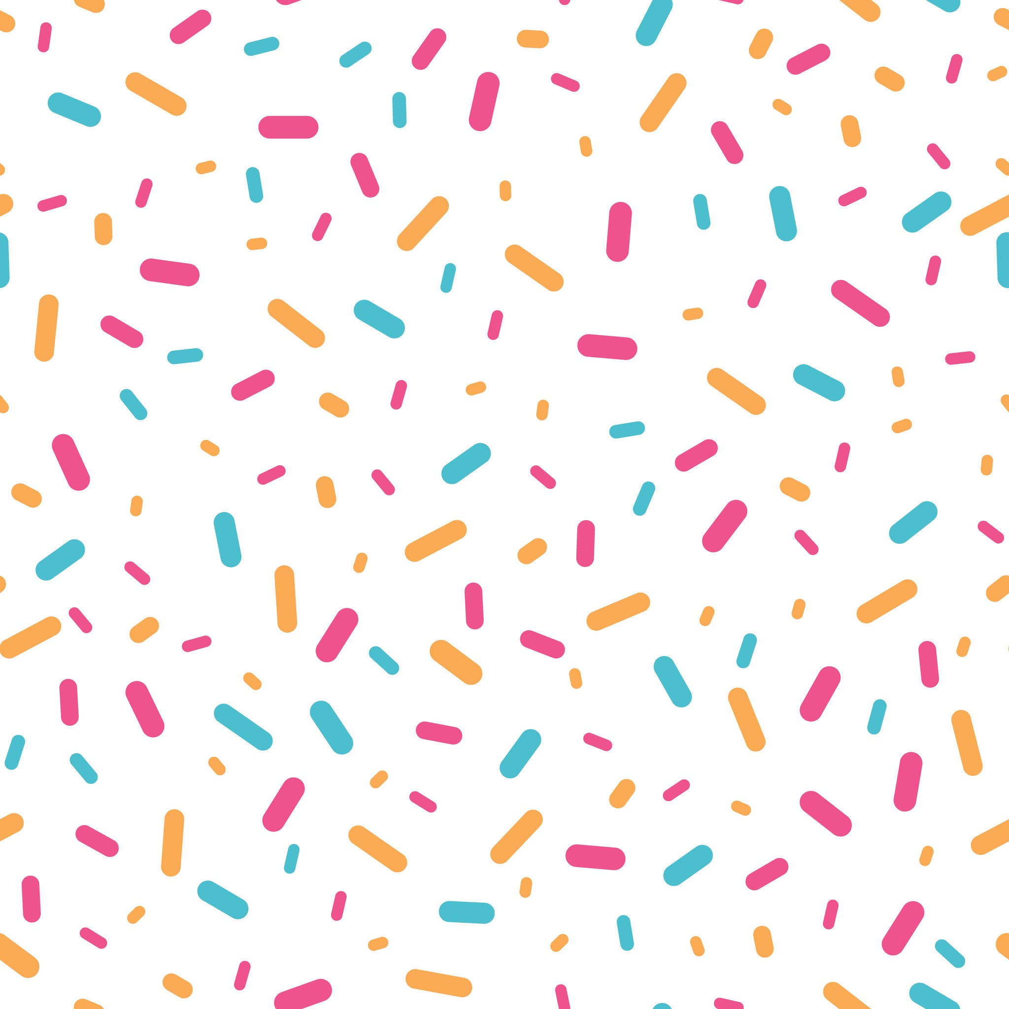 Candy Confetti Sprinkles Heat Transfer Vinyl and Carrier Sheet