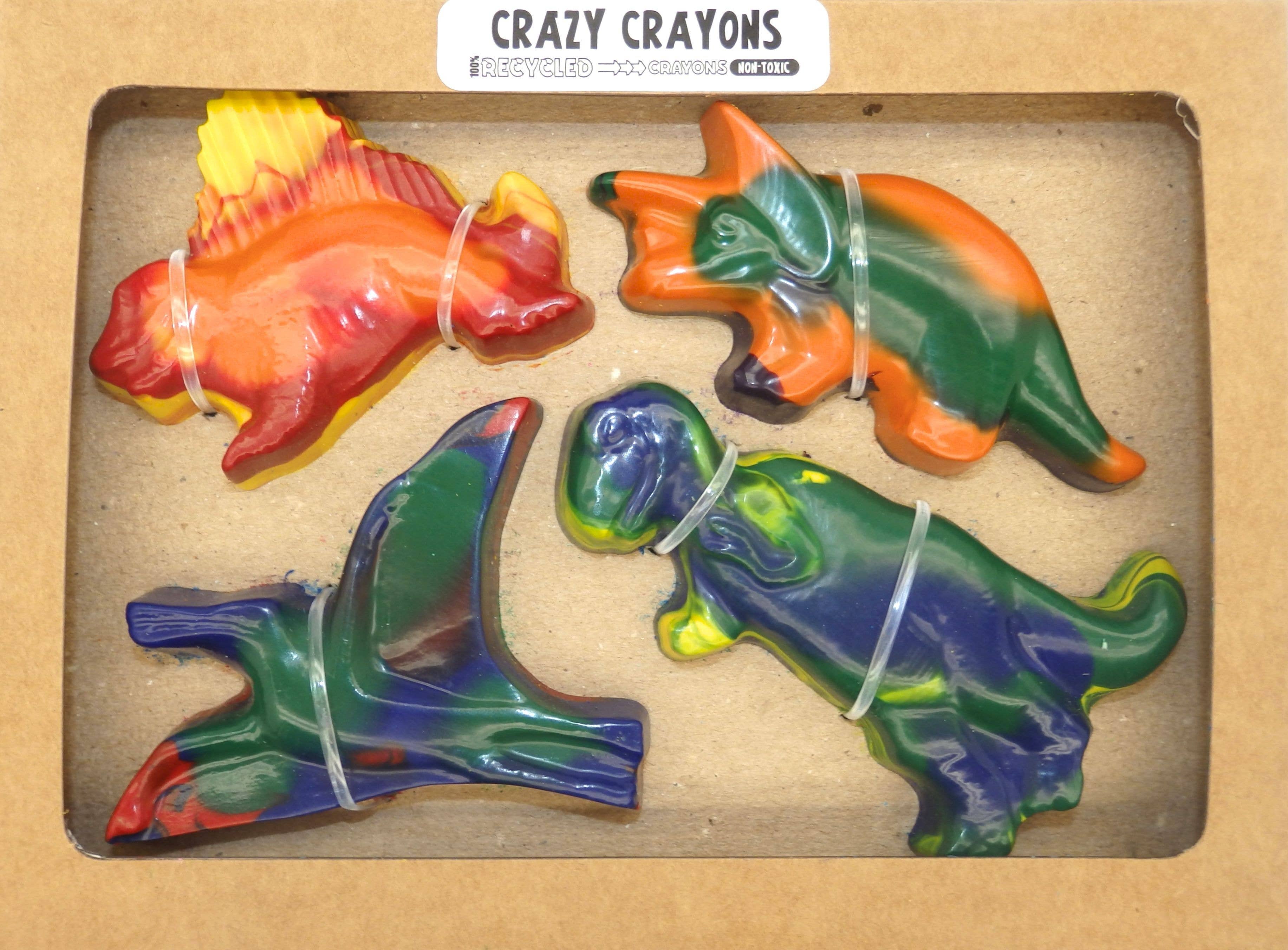 Crazy Crayons Recycled Dinosaur Crayon Set