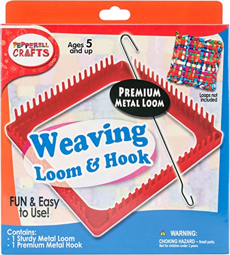 Weaving Loom and Hook by Pepperell Crafts