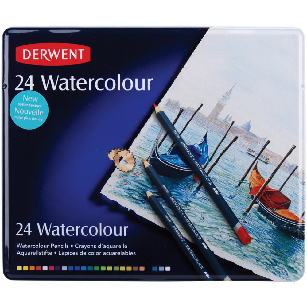 Derwent Watercolor Pencils - 24 count