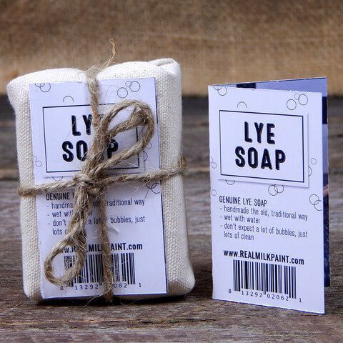 Real Milk Paint Lye Soap