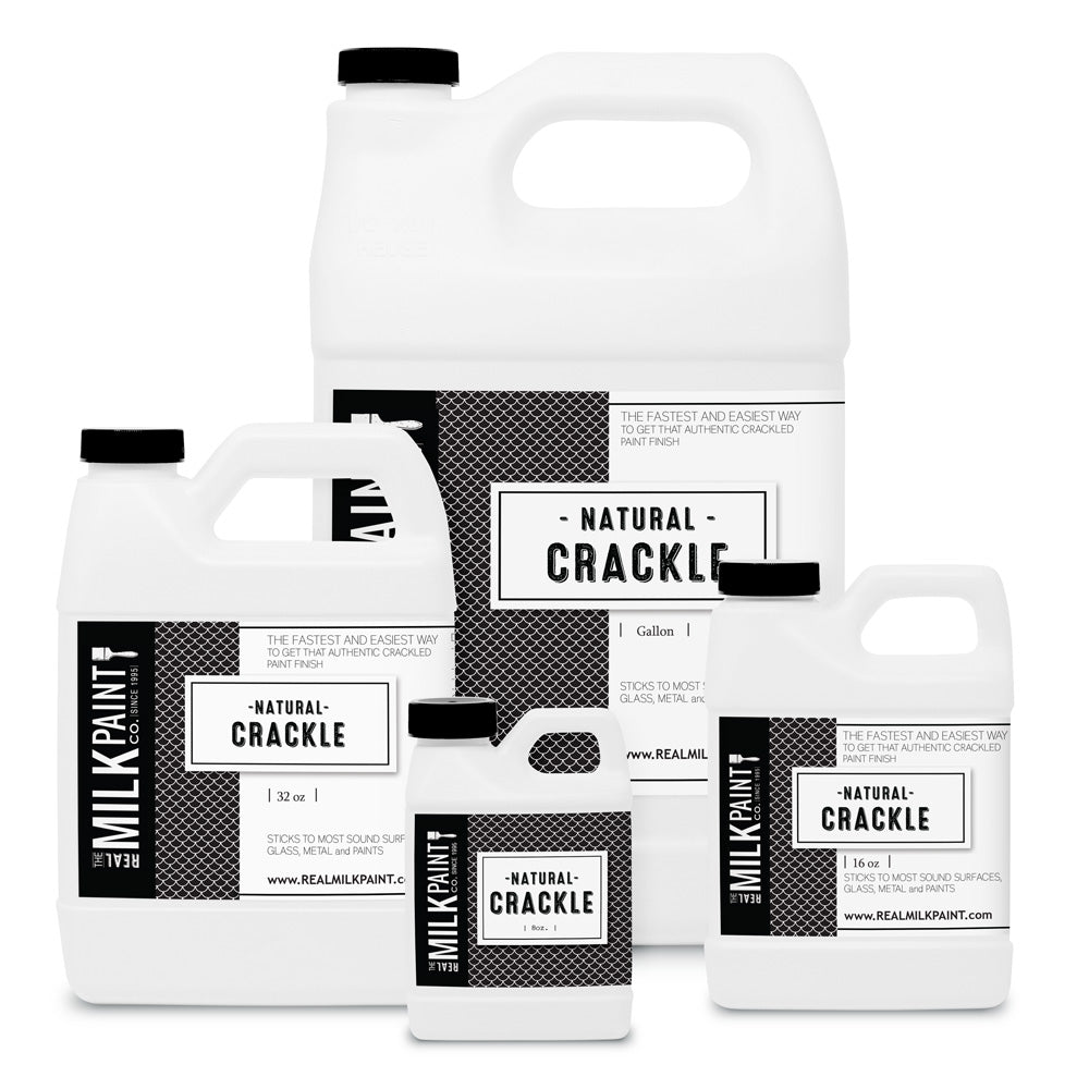 Real Milk Paint Natural Crackle - 8 ounces