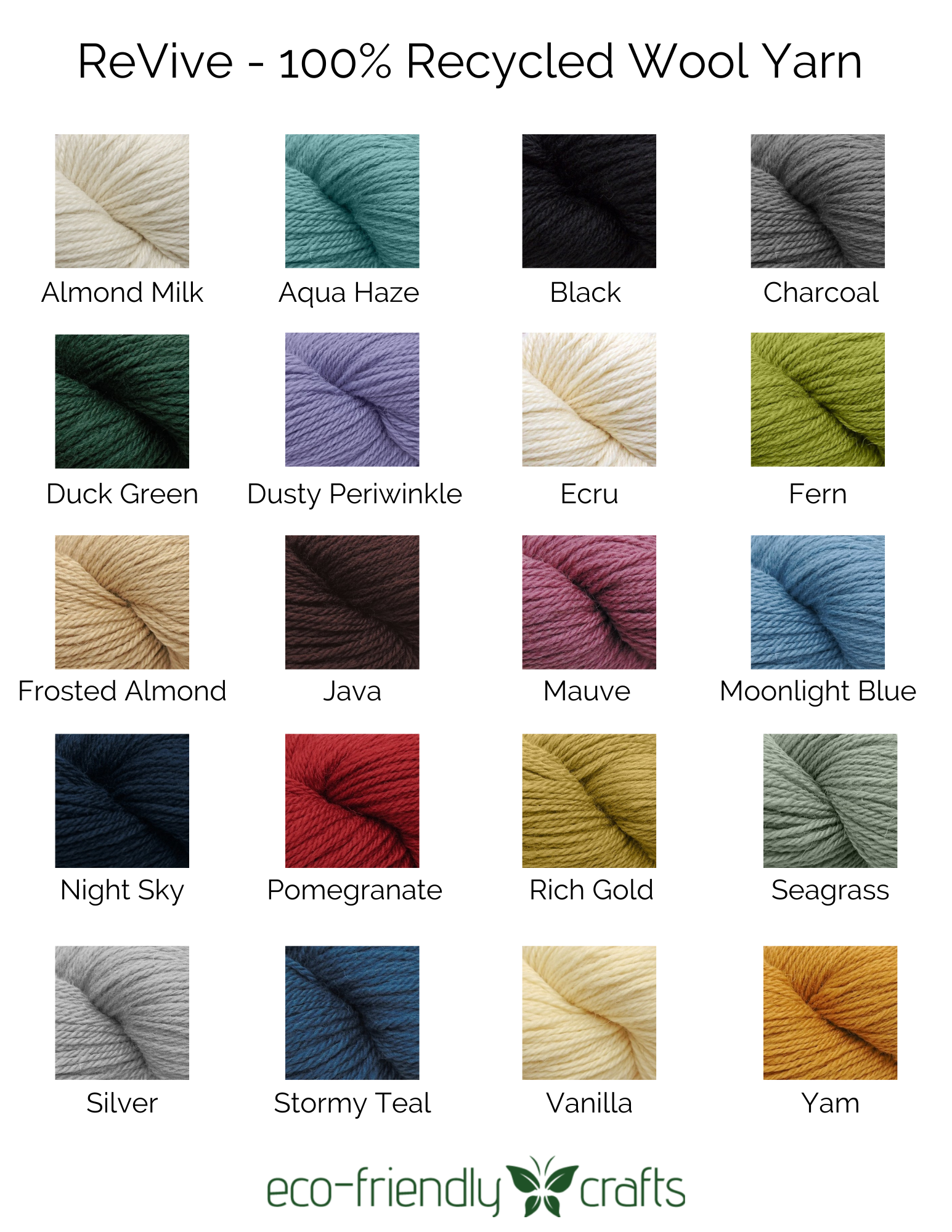 Cascade Yarns ReVive - Wool Yarn made from 100% Post Consumer Recycled Materials