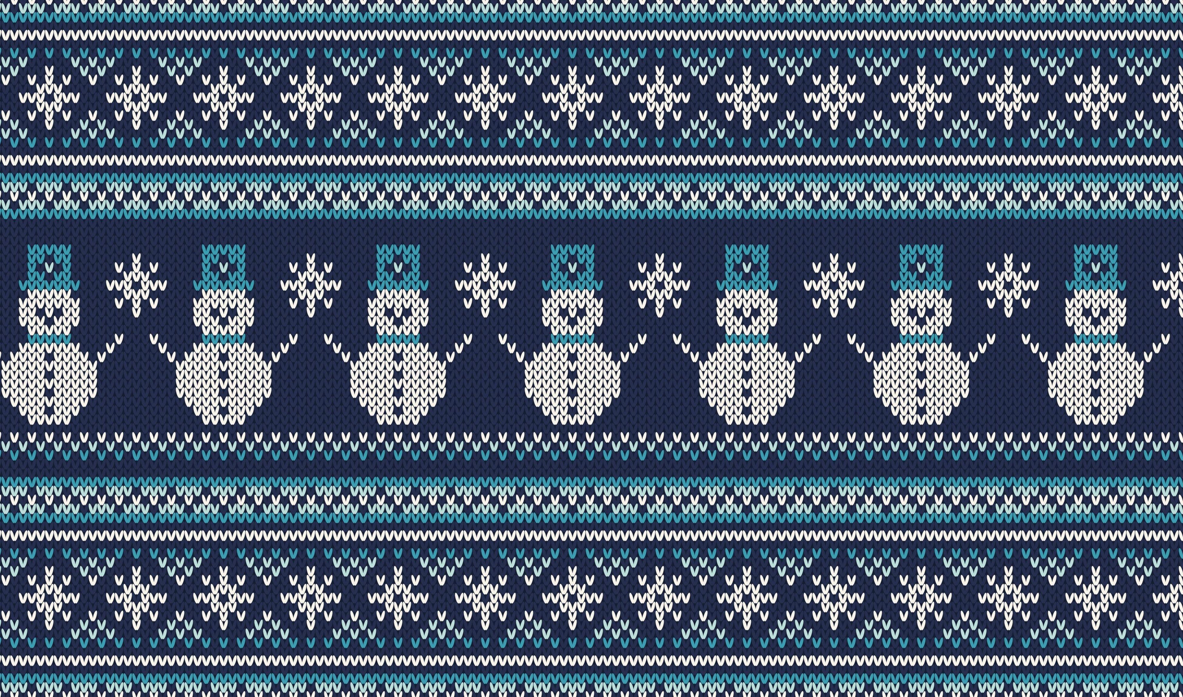 Snowman Sweater Knit Print Heat Transfer Vinyl and Carrier Sheet