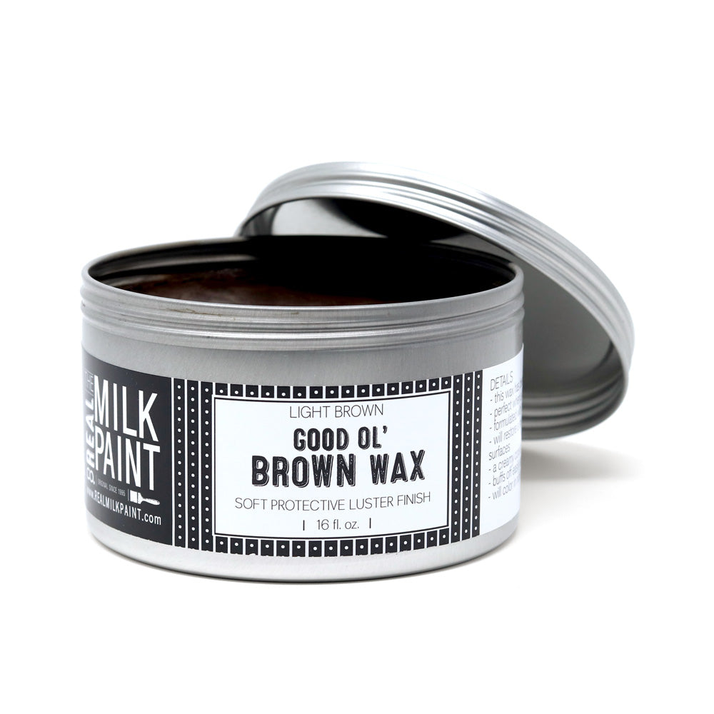 Real Milk Paint Good ‘ol Brown Wax