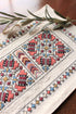 Avlea Folk Embroidery - Cross Stitch Table Runner Kit Despina’s Anemone