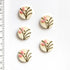 Incomparable Buttons - L297 Pink Floral