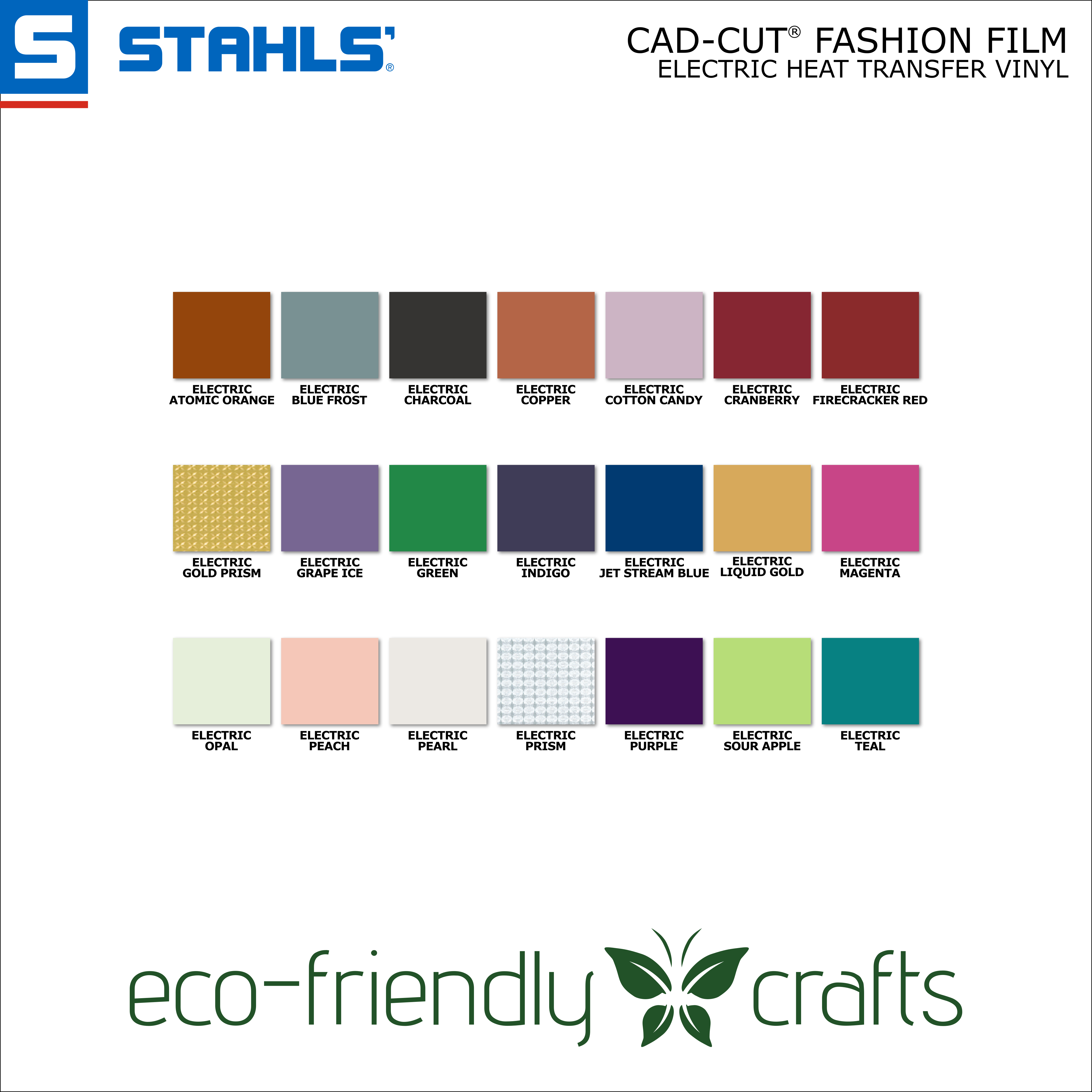 Stahls CAD-CUT® Fashion-FILM Electric Heat Transfer Vinyl