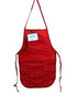 Red Canvas Apron Blank for Heat Transfer Vinyl or Embroidery