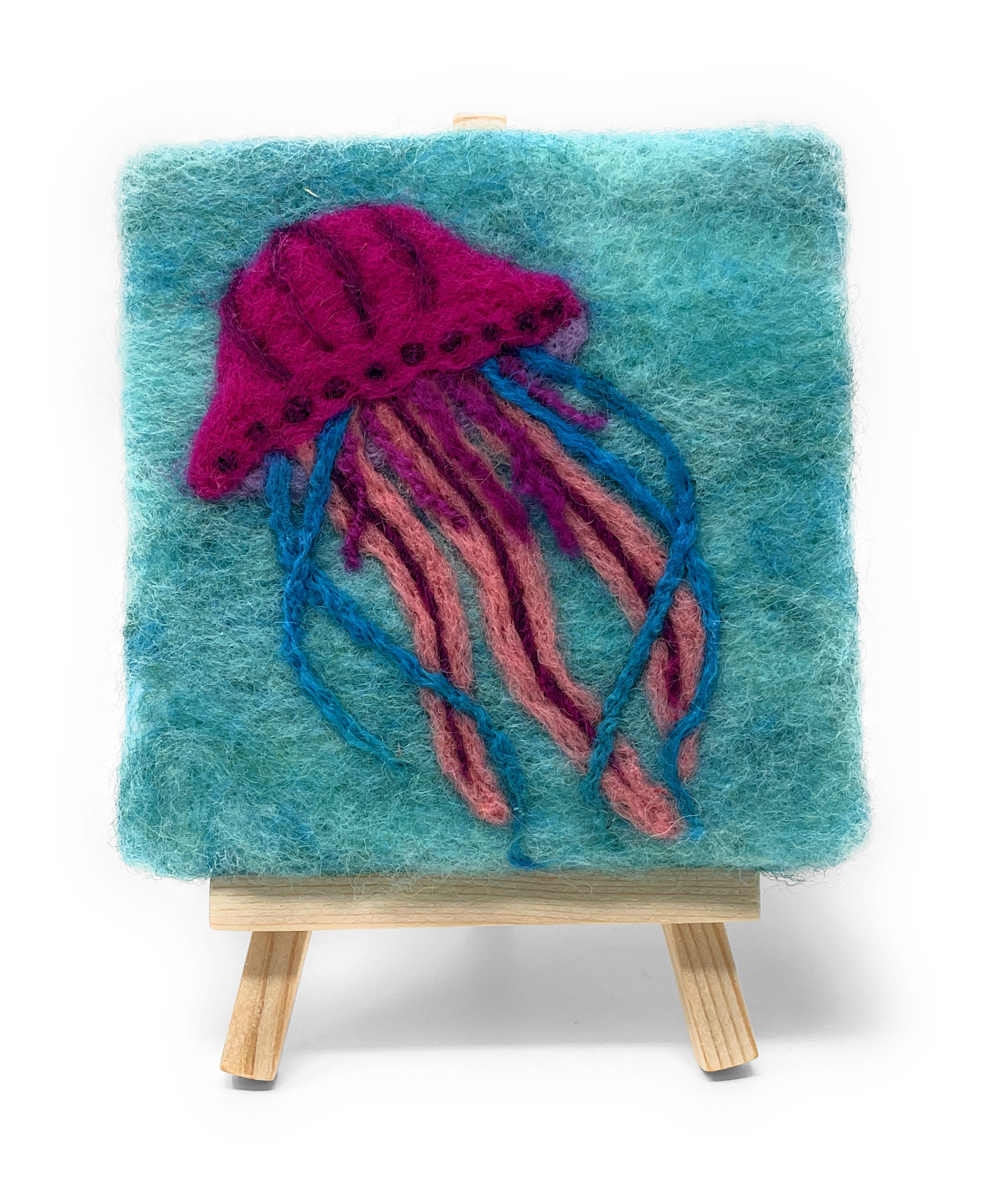 The Crafty Kit Company - Under the Sea Jellyfish Needle Felting Kit