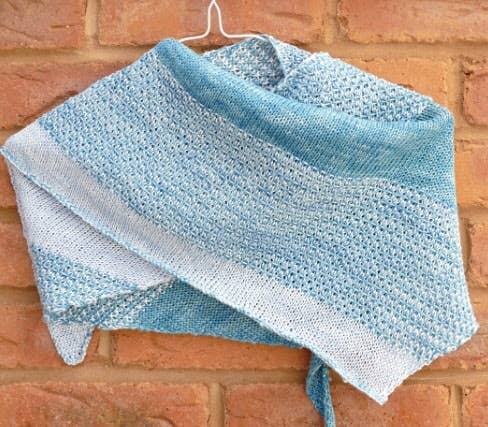 eco-stitch - Knitting Kit: Calva Dorsa Linen Scarf - Serenity Seaspray