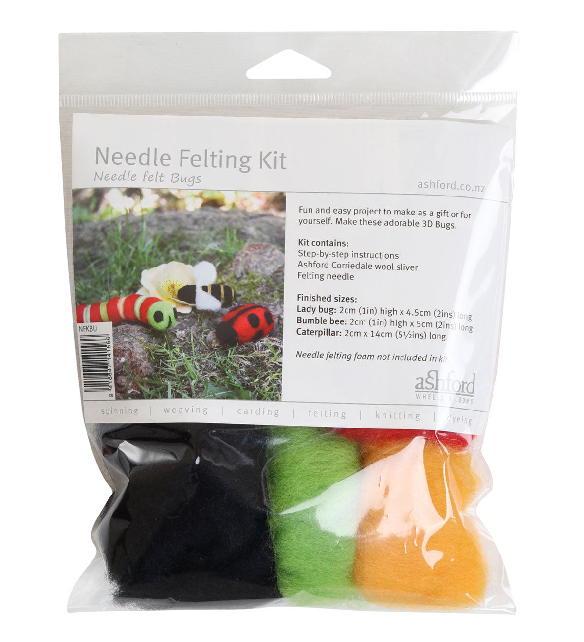 Bugs Needle Felting Kit by Ashford